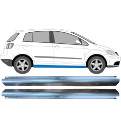 Slenkstis, apatinė už Volkswagen Golf Plus 2005-2013 / Kairė = Dešinė (simetriška) / Rinkinys 10484