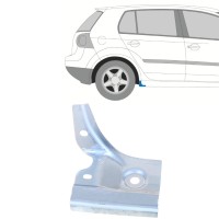 Slenksčio galinė dalis už Volkswagen Golf 5 2003-2009 / Dešinė 16112