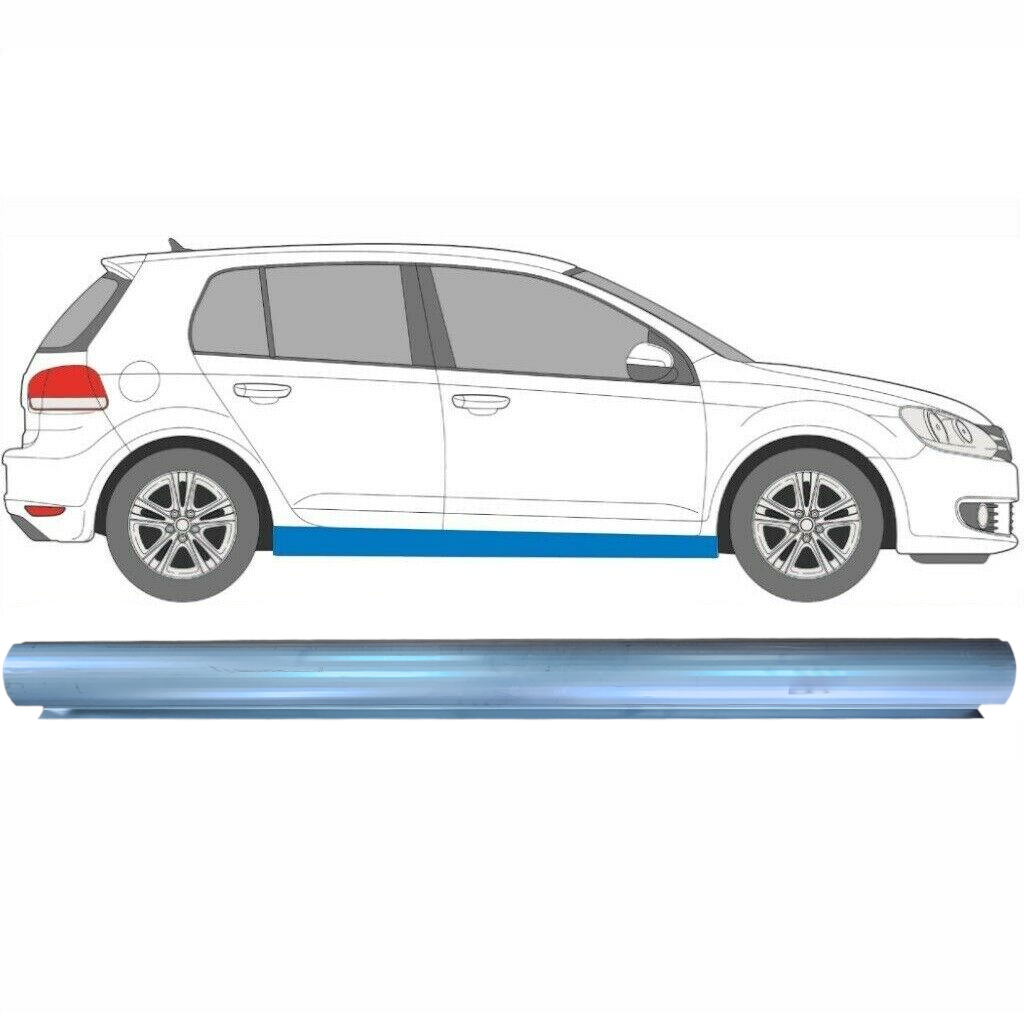Slenkstis, Apatinė Už Vw Golf 6 2008- / Kairė = Dešinė (Simetriška) 5610