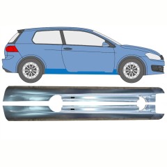 Visas slenkstis už Volkswagen Golf 6 2008-2013 / Kairė + Dešinė / Rinkinys 10341