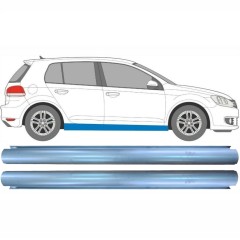 Slenkstis, apatinė už Volkswagen Golf 6 2008-2013 / Kairė = Dešinė (simetriška) / Rinkinys 10470