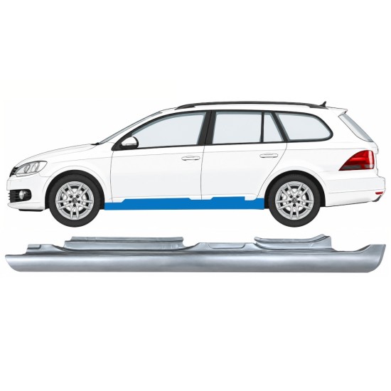 Visas slenkstis už Volkswagen Golf 6 2008-2013 / Kairė / COMBI 17048