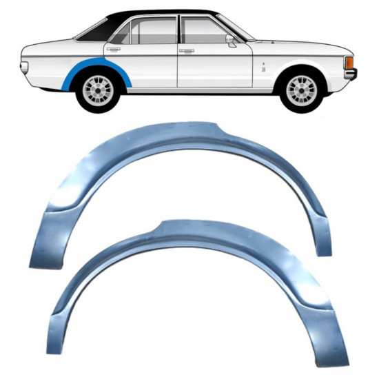 Galinė arka už Ford Granada 1972-1977 / Kairė + Dešinė / Rinkinys 11030