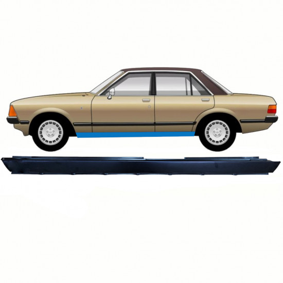 Slenkstis, apatinė už Ford Granada 1977-1985 / Kairė 8775