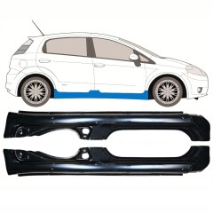 Visas slenkstis už Fiat Grande Punto Evo 2005- / Kairė + Dešinė / Rinkinys 10540