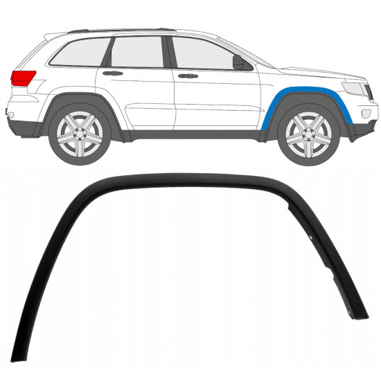 Sparno juosta priekinio sparno už Jeep Grand Cherokee 2010-2021 / Dešinė 12948