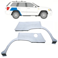 Galinė arka už Jeep Grand Cherokee 2004-2010 / Kairė + Dešinė / Rinkinys 10657