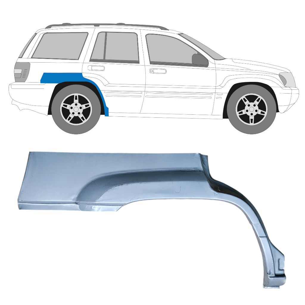 Galinė Arka Už Jeep Grand Cherokee 1998-2005 / Dešinė 7667