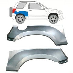 Galinės arkos viršutinė dalis už Suzuki Grand Vitara 2005-2014 / Kairė + Dešinė / Rinkinys 10267