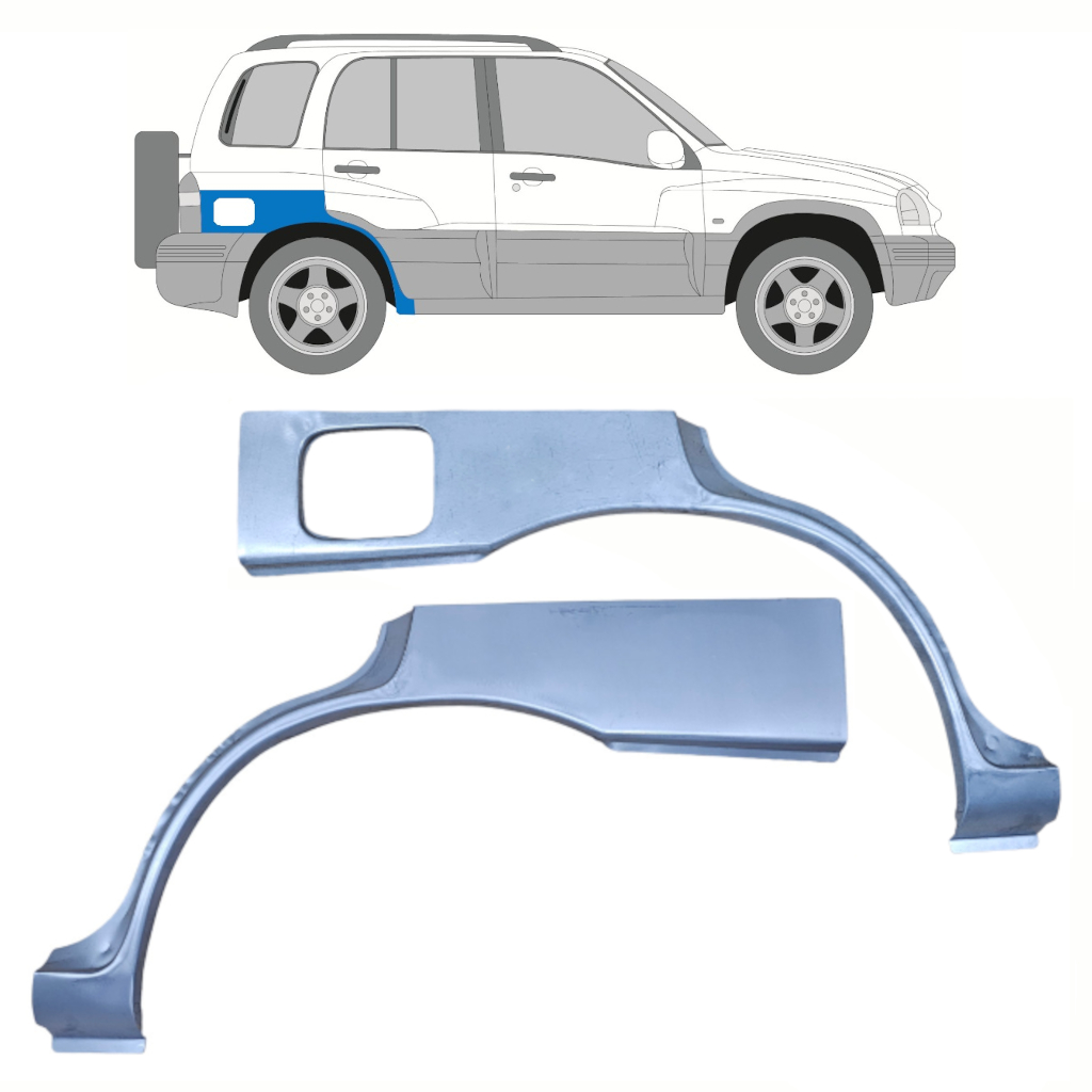 Galinė Arka Už Suzuki Grand Vitara 1997-2005 / Kairė + Dešinė / Rinkinys 10135