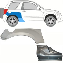 Slenkstis apatinė + sparnas galinis už Suzuki Grand Vitara 2005-2014 / Dešinė / Rinkinys 10840