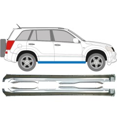 Visas slenkstis už Suzuki Grand Vitara 2005-2014 / Kairė + Dešinė / Rinkinys 9237