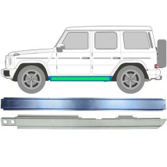 Slenkstis vidinė + išorinė dalis už Mercedes G-Class W460 W461 W463 1979-2017 / Kairė / Rinkinys 11774