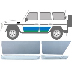 Priekinių ir galinių durų vidinė + išorinė dalis už Mercedes G-Class W460 W461 W463 1979-2017 / Kairė / Rinkinys 9470