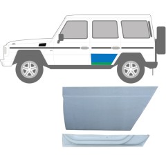 Galinių durų vidinė + išorinė dalis už Mercedes G-Class W460 W461 W463 1979- / Kairė / Rinkinys 9468