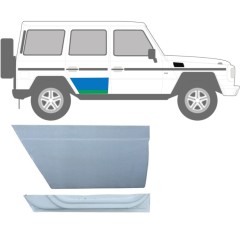 Galinių durų vidinė + išorinė dalis už Mercedes G-Class W460 W461 W463 1979-2017 / Dešinė / Rinkinys 9467