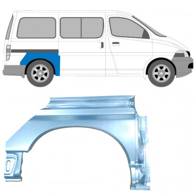 Galinė arka už Toyota Hiace 1995-2006 / Dešinė 7068