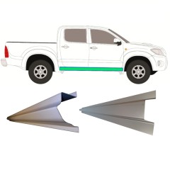 Slenkstis vidinė + išorinė dalis už Toyota Hilux 2005-2015 / Kairė = Dešinė (simetriška) / Rinkinys 11460