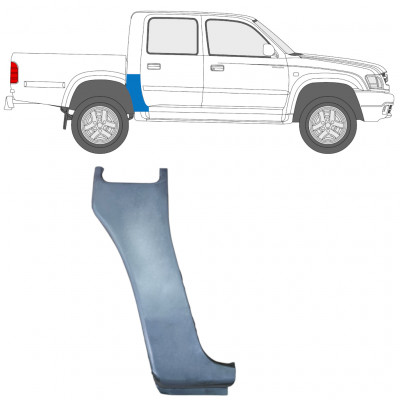 Galinis kampas už Toyota Hilux 2001 -2005 / Dešinė / Dviguba kabina 7660