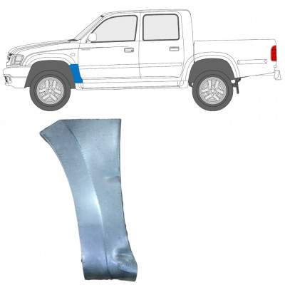 Sparno apatinė dalis už Toyota Hilux 2001-2005 / Kairė 7852