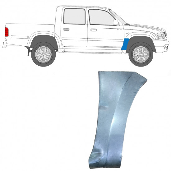 Sparno apatinė dalis už Toyota Hilux 2001-2005 / Dešinė 7851