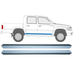 Slenkstis, apatinė už Toyota Hilux 1998-2005 / Kairė = Dešinė (simetriška) / Rinkinys 9614