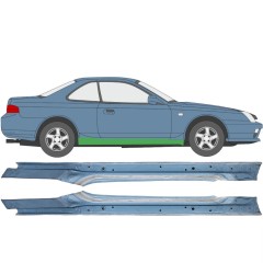 Visas slenkstis už Honda Prelude 1996-2001 / Kairė + Dešinė / Rinkinys 9198