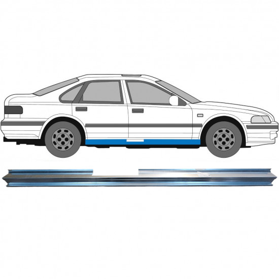 Slenkstis, apatinė už Honda Accord 1993-1998 / Dešinė 5888