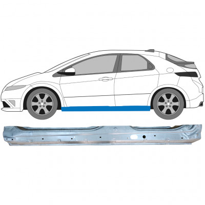 Slenkstis, apatinė už Honda Civic 2005-2011 / Kairė 7193