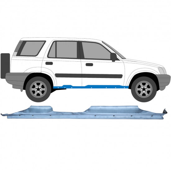 Visas slenkstis už Honda CRV 1995-2001 / Dešinė 5419