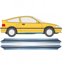 Slenkstis, apatinė už Honda CRX 1987-1992 / Kairė + Dešinė / Rinkinys 9302