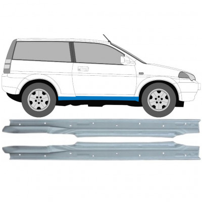 Slenkstis, apatinė už Honda HRV 1999-2006 / Kairė + Dešinė / Rinkinys 10451