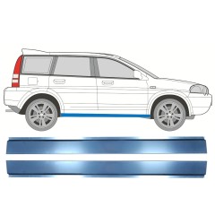 Slenkstis vidinė dalis už Honda HR-V 1999-2006 / Kairė = Dešinė (simetriška) / Rinkinys 10382