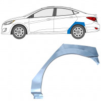 Galinė arka už Hyundai Accent 2010- / Kairė 12803