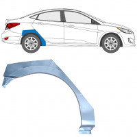 Galinė arka už Hyundai Accent 2010- / Dešinė 12802