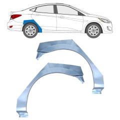 Galinė arka už Hyundai Accent 2010- / Kairė / Dešinė / Rinkinys 12804
