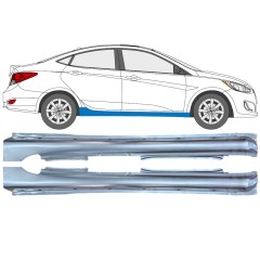 Visas slenkstis už Hyundai Accent 2010- / Kairė / Dešinė / Rinkinys 12801