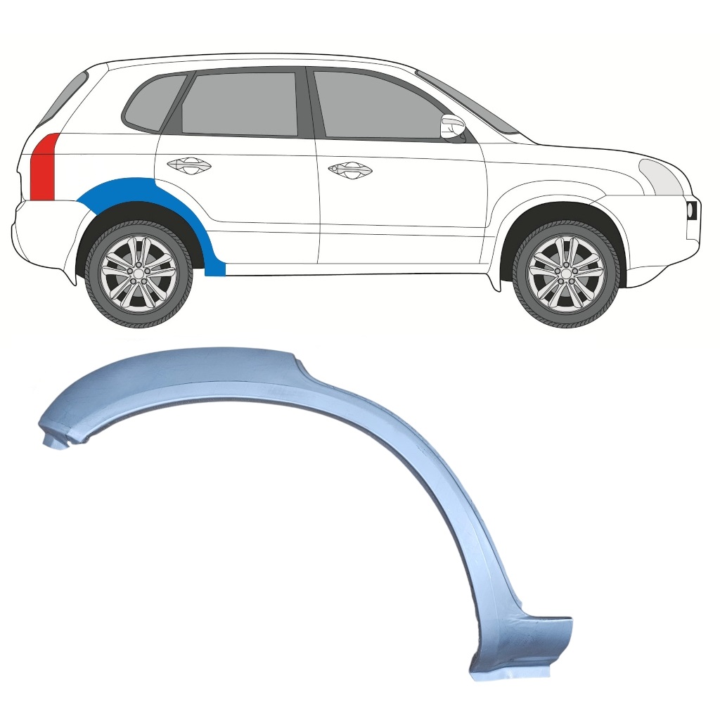Galinė Arka Už Hyundai Tucson 2004-2010 / Dešinė 7970