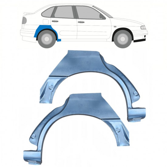 Galinė arka už Seat Ibiza Cordoba 1993-2002 / Kairė + Dešinė / Rinkinys 10653