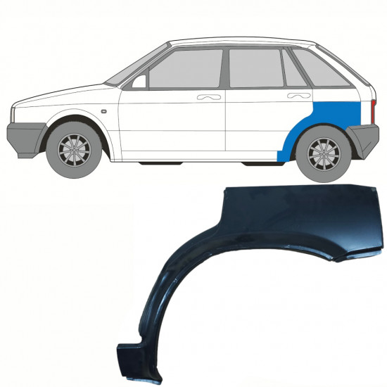 Galinė arka už Seat Ibiza 1984-1993 / Kairė 10740