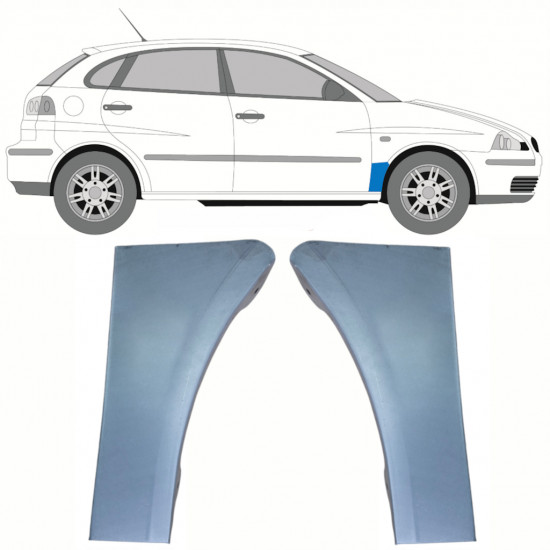 Sparno apatinė dalis už Seat Ibiza Cordoba 2002-2008 / Kairė + Dešinė / Rinkinys 10262