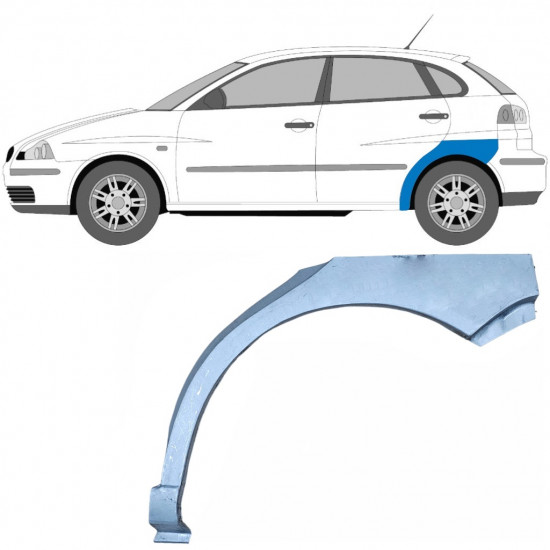 Galinė arka už Seat Ibiza Cordoba 2002-2008 / Kairė 5030
