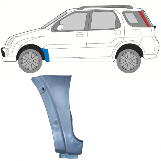 Sparno apatinė dalis už Suzuki Ignis 2000-2008 / Kairė 11131