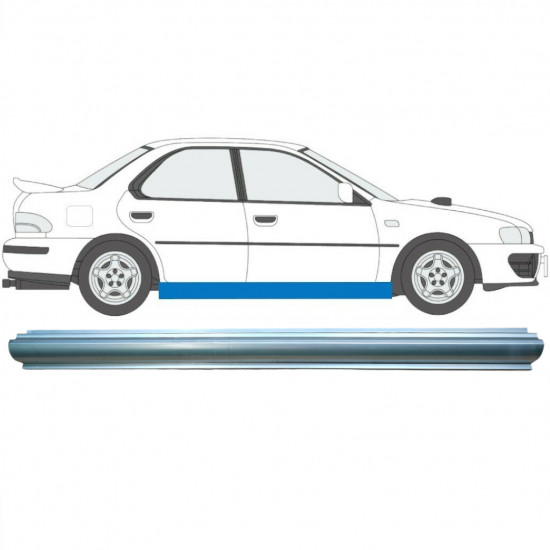 Slenkstis, apatinė už Subaru Impreza 1992-2000 / Dešinė 7009