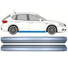 Slenkstis, apatinė už Subaru Impreza GH GR 2007-2013 / Kairė + Dešinė / Rinkinys 10553