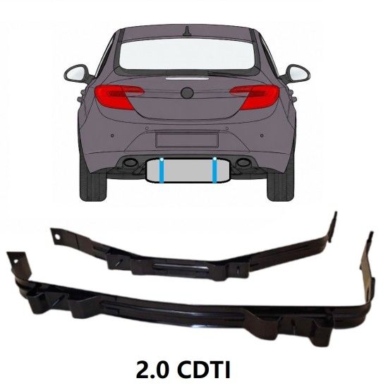 Kuro bako laikikliai už Opel Insignia 2008-2017 17019