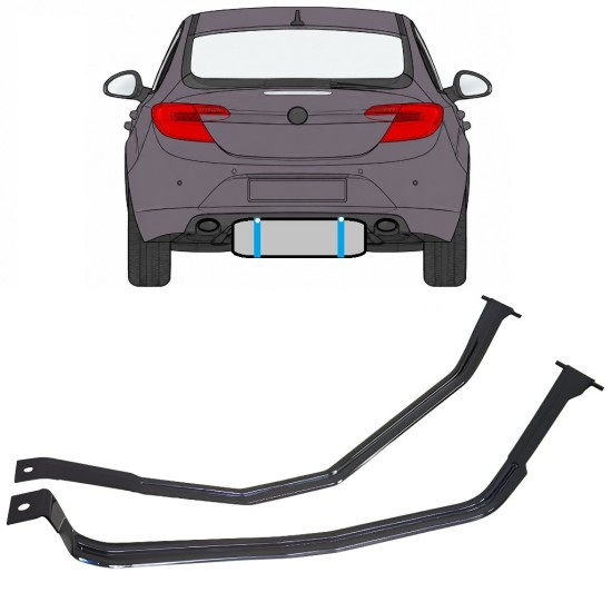 Kuro bako laikikliai už Opel Insignia 2008-2017 17020