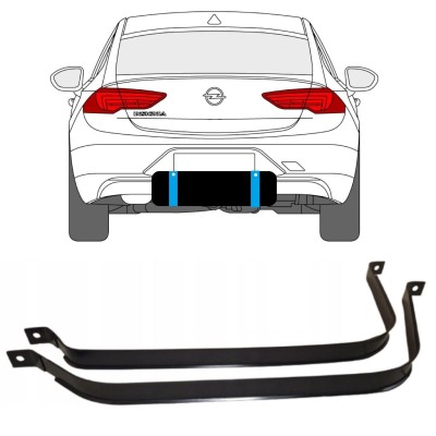 Kuro bako laikikliai už Opel Insignia 2017-2022 15115