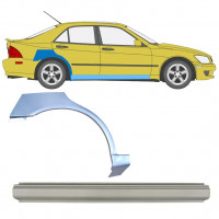 Slenkstis apatinė + sparnas galinis už Lexus IS 200 1998-2005 / Dešinė / Rinkinys 10315