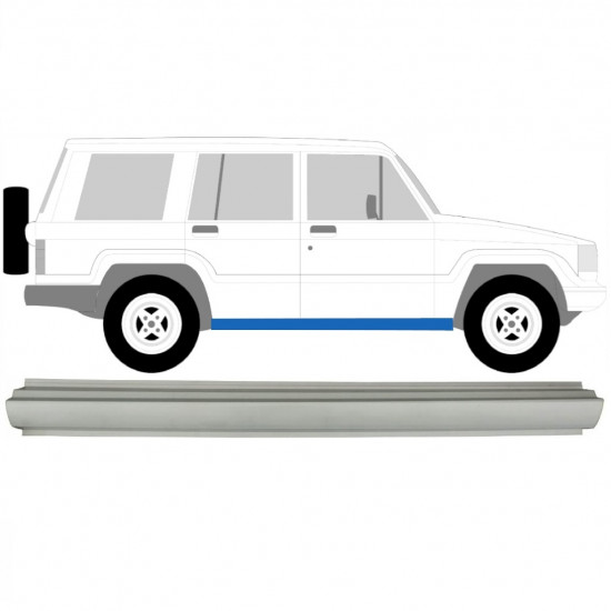 Slenkstis, apatinė už Isuzu Trooper 1983-2005 / Kairė = Dešinė (simetriška) 5469